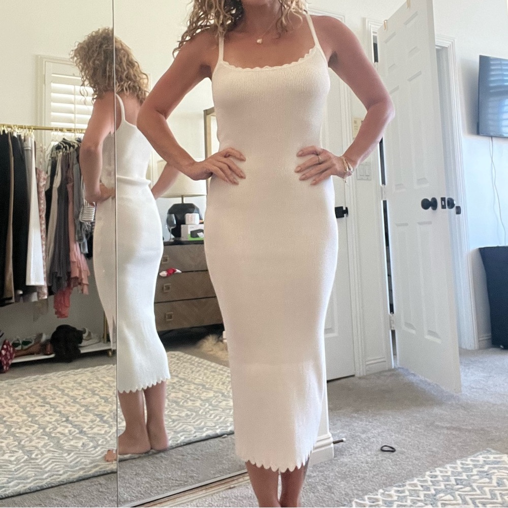 White tank dress